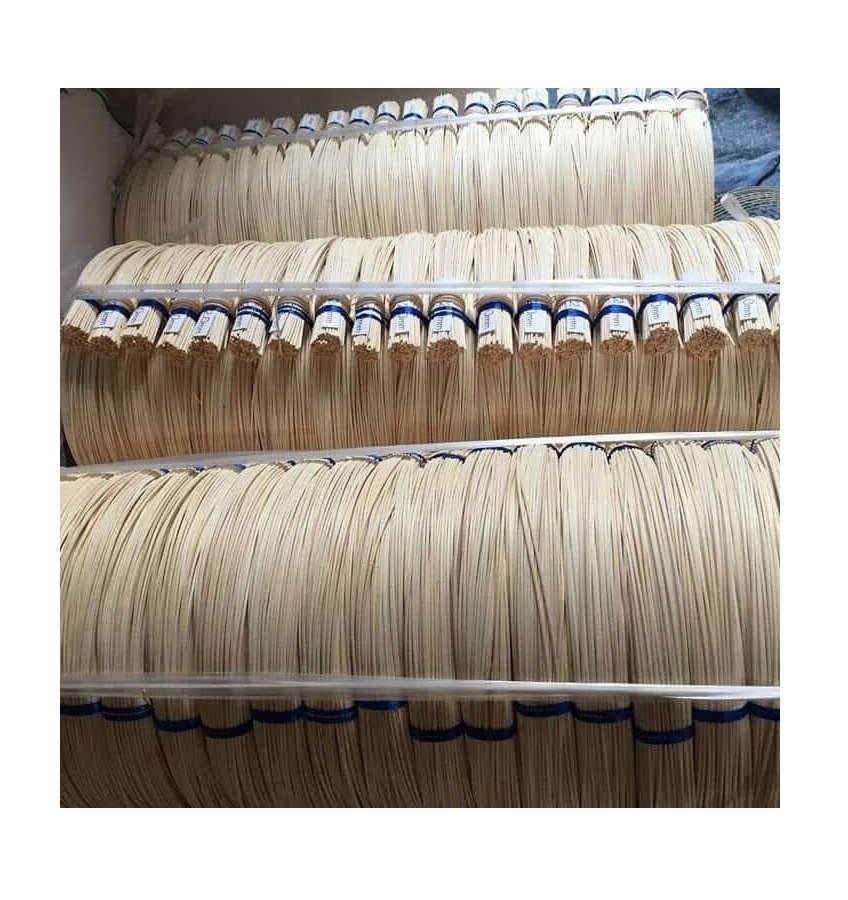 Vietnam Factory Antique-Style Rattan Core Materials Polished Rattan Core Pole for Outdoor Kitchen Handicraft Furniture Garden
