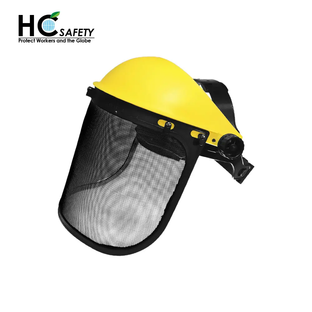 F001 taiwan products safety ppe protection equipment mesh face shield with face visor