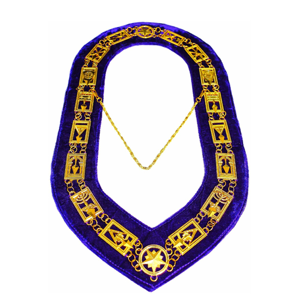 Ошейник на цепочке Cryptic Royal Mason & Select Master, ошейник на цепочке Regalia Masonic, украшение 2022