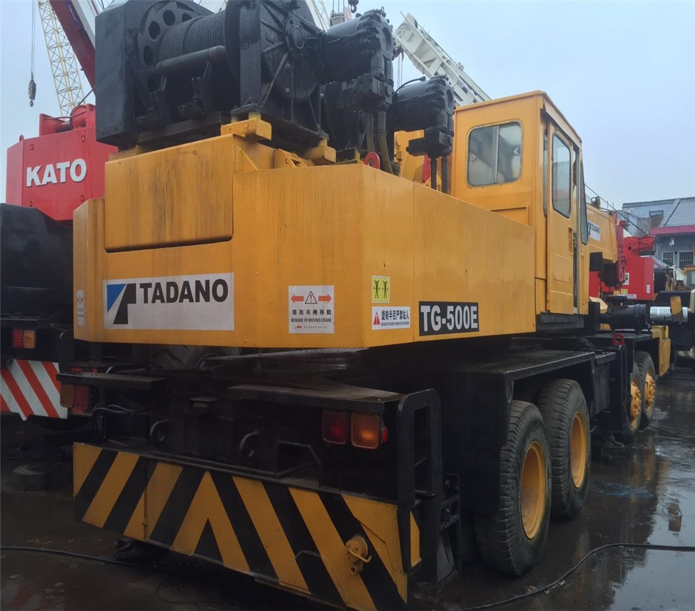 Б/у 50 тонный Автокран Tadano TG-500E, 50ton крана, произведенных в Японии