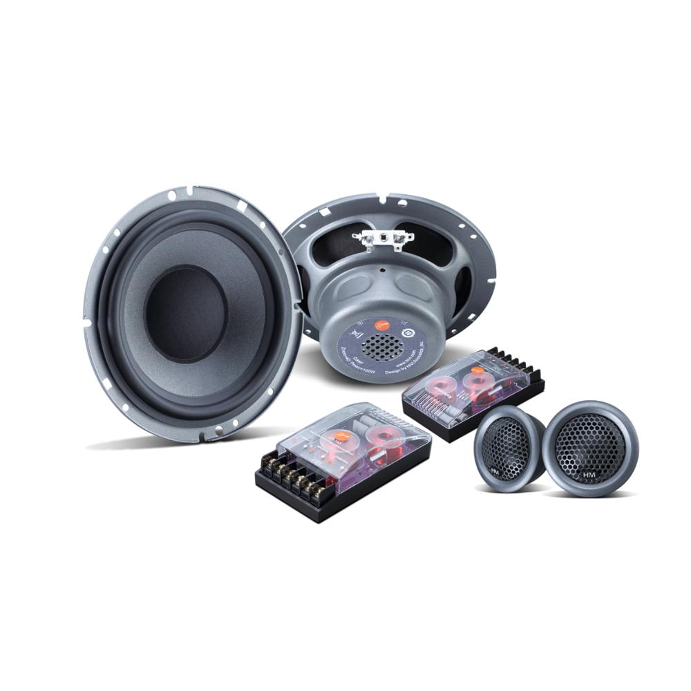 HiVi Лебеди Hi-Fi DX-165 2-полосный компонент 6,5 дюймов Автомобильный аудио динамик Комплект