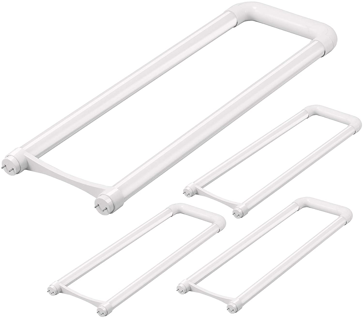 130lm/w DLC Single Pin T8 36W 8 Foot LED Light Tube Fixture, Single Pin FA8 Base