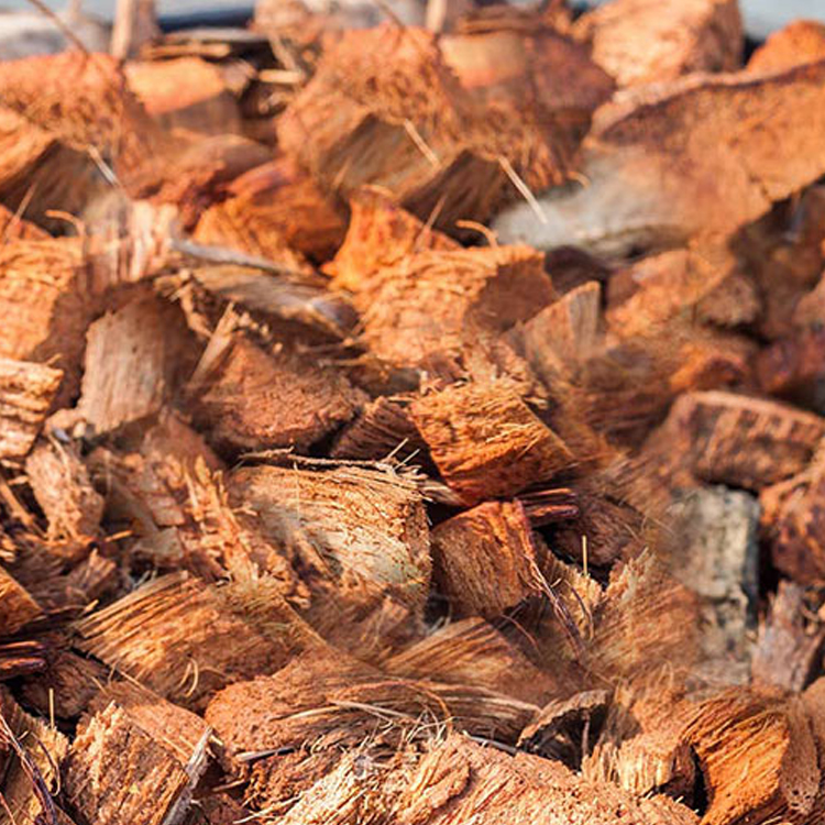 Top Selling Optimal Coverage Area Helps Maintain Proper Humidity Coconut Husk Chips To India