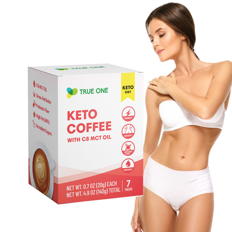Keto пить потерю веса похудение пуленепробиваемый кофе фитнес добавка мгновенный порошок частная марка