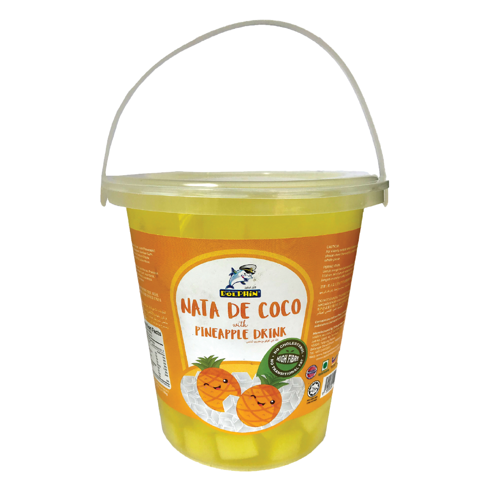 Ананас с фруктовым напитком Nata De Coco 1,5 кг [Captain Dolphin]