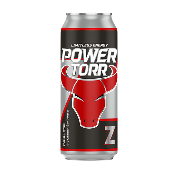 POWER TORR Z безлимитная энергия (CAN, 0.45L.) Газированный безалкогольный напиток