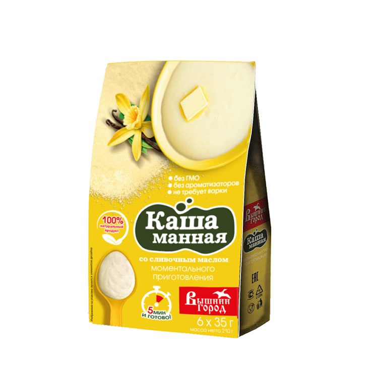 Каша из каши «вишни» с малиной