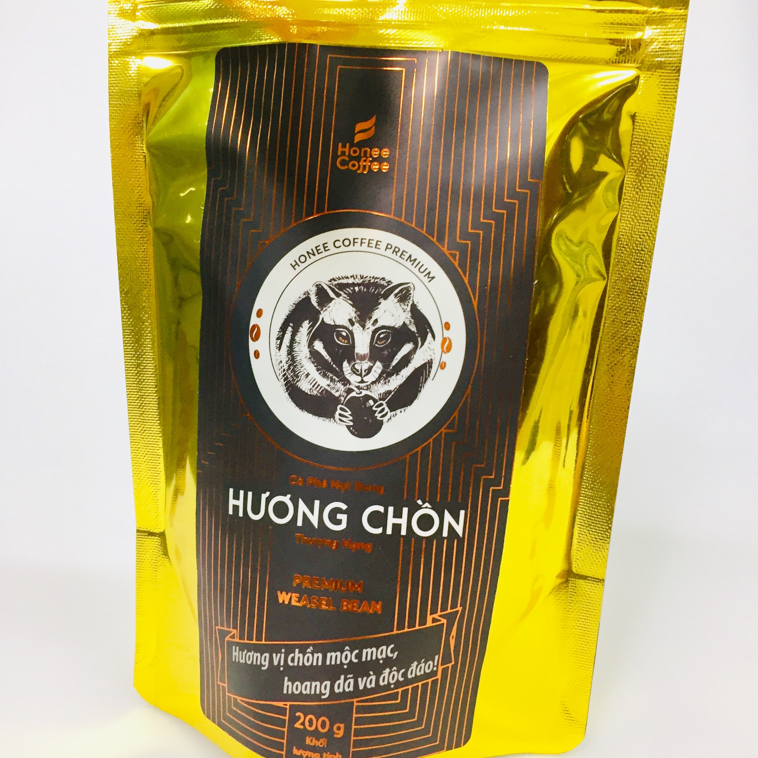 Honee Coffee - Huong Chon Premium - Blend real kopi luwak 100% чистые и зрелые ягоды