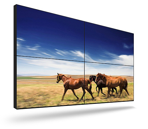 Недорогая Ультра узкая внутренняя 4K LCD видеопанель рекламный дисплей