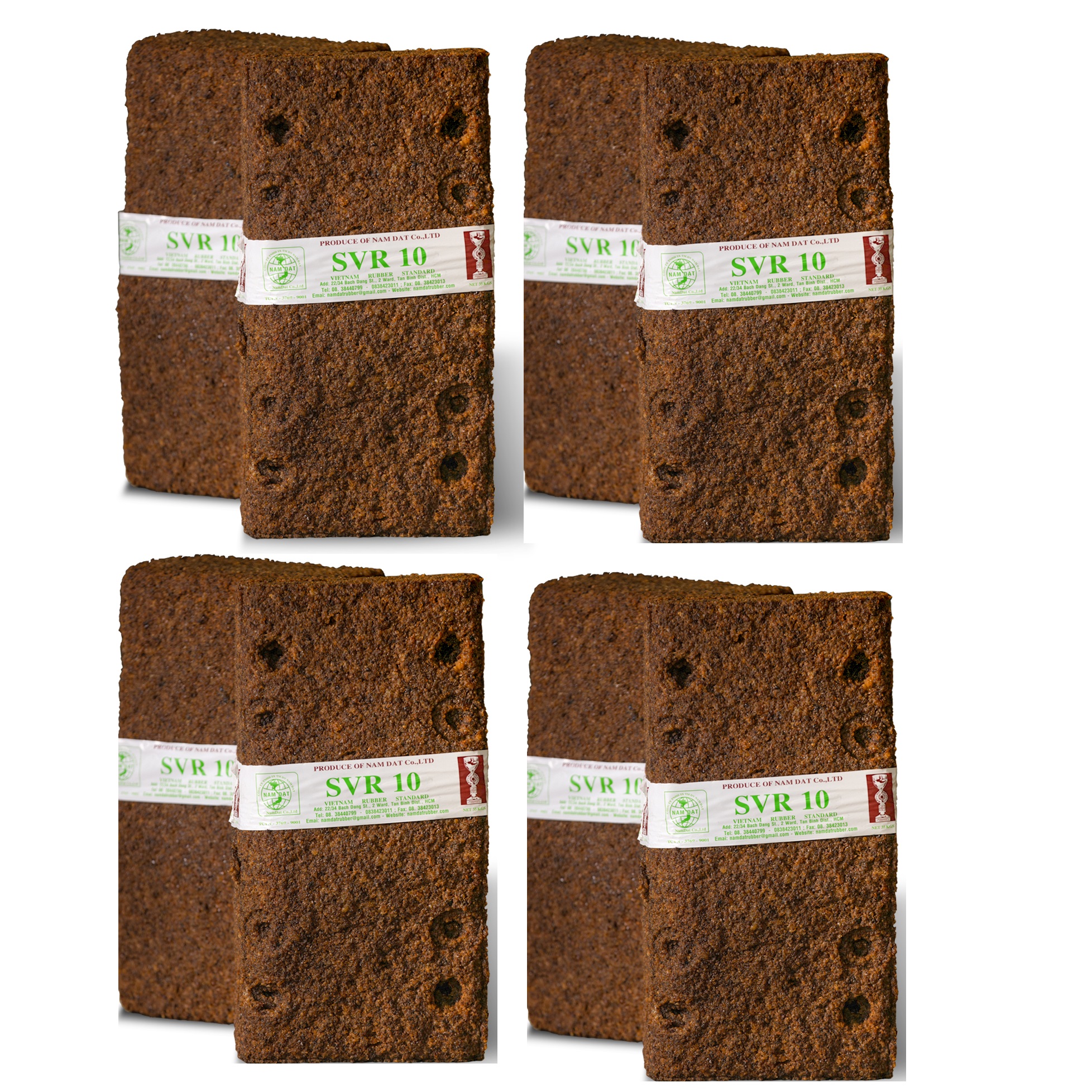 High quality TSR 10 Natural Raw material Rubber With Brown color From Vietnam company