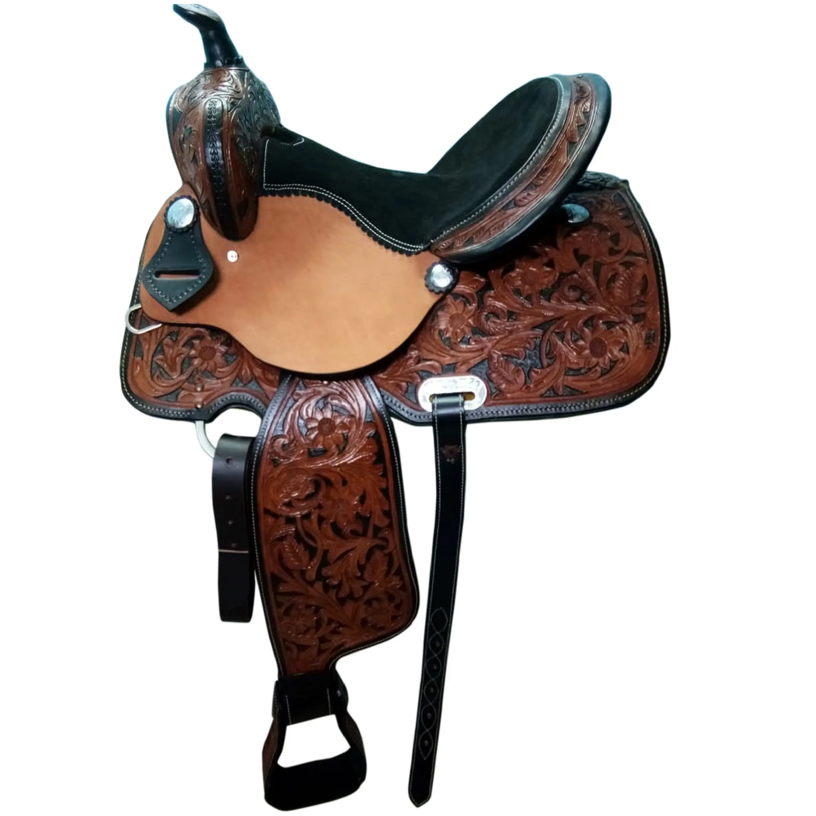 Western Barrel Horse Saddle Made From Premium Leather Suppliers