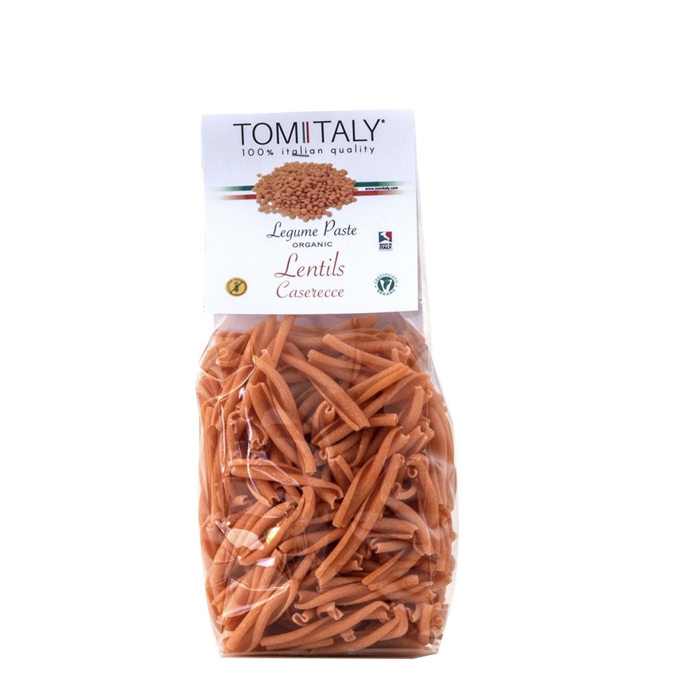Tomitaly lentils Legumi Pasta - High Protein - High fiber - 100% Vegan and Made in Italy