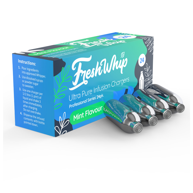 Самые продаваемые зарядные устройства FreshWhip с мятным вкусом 8,2 г для продажи