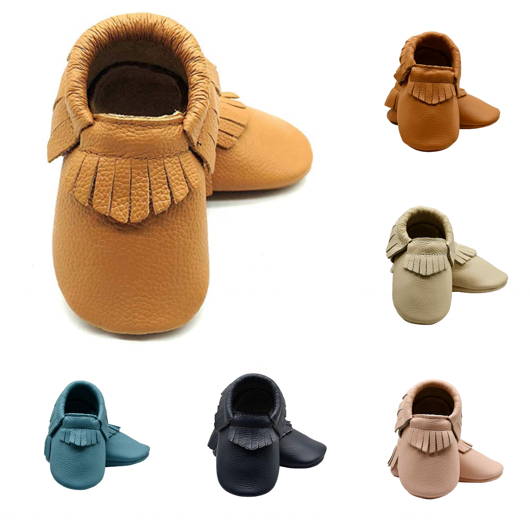 Cow leather baby boys Shoes baby tassel moccasins Babies moccasins slippers First Walkers Moccasin Shoes