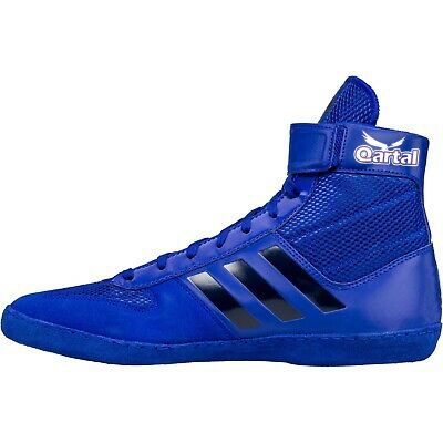 High Quality Custom Made Blue Genuine Leather Kick Boxing Shoes For Men