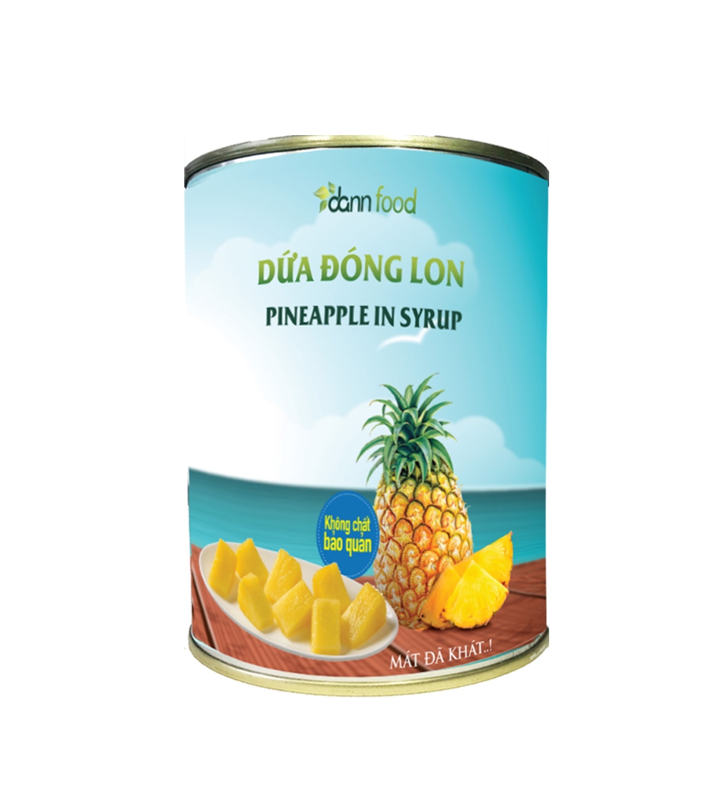 Vietnam Supplier Canned pineapple Fruit in Syrup Canned Pineapple 565g With Factory Price