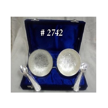 Hand Made Silver Brass Customized Design Set