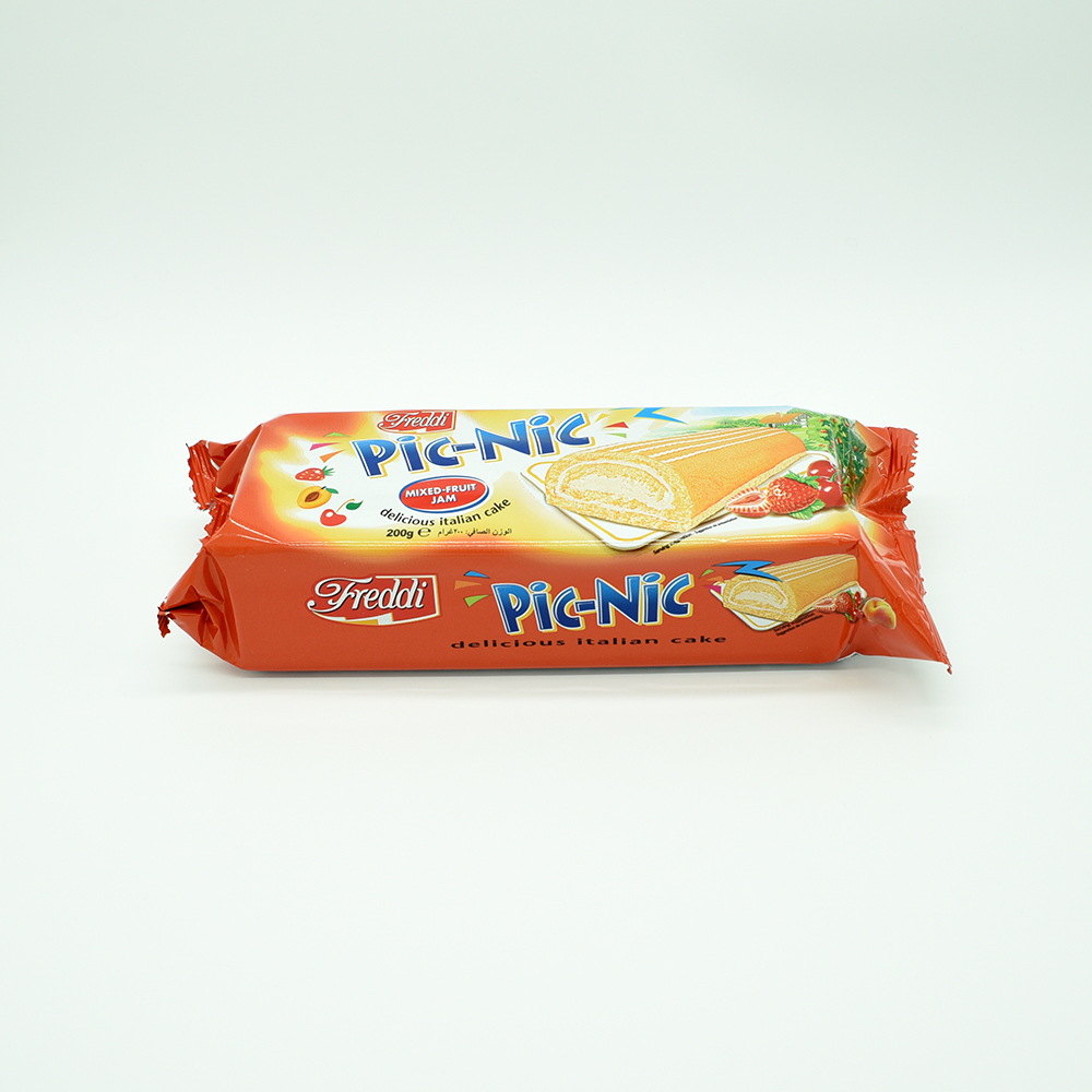 Italian Soft Roll PIC NIC mixed fruit 200g for daily consumption