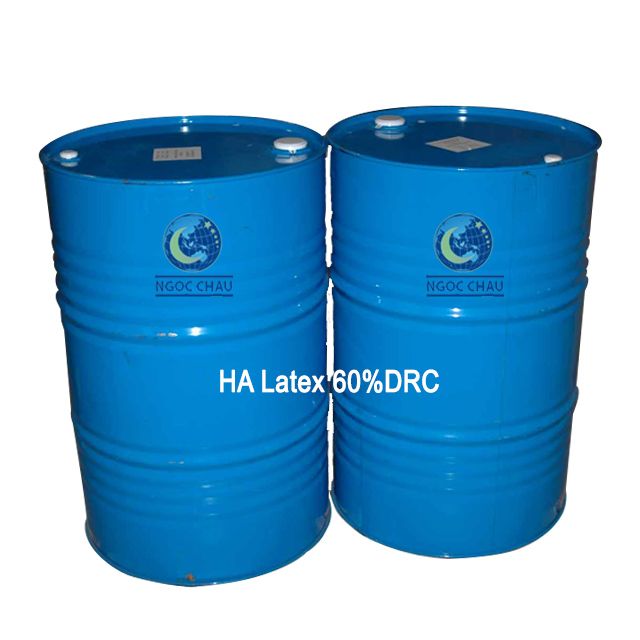SUPPLY DRUM RUBBER LATEX MATERIAL 60% DRC LOW AMMONIA HIGH AMMONIA FSC CERTIFICATE FROM VIETNAM FACTORY