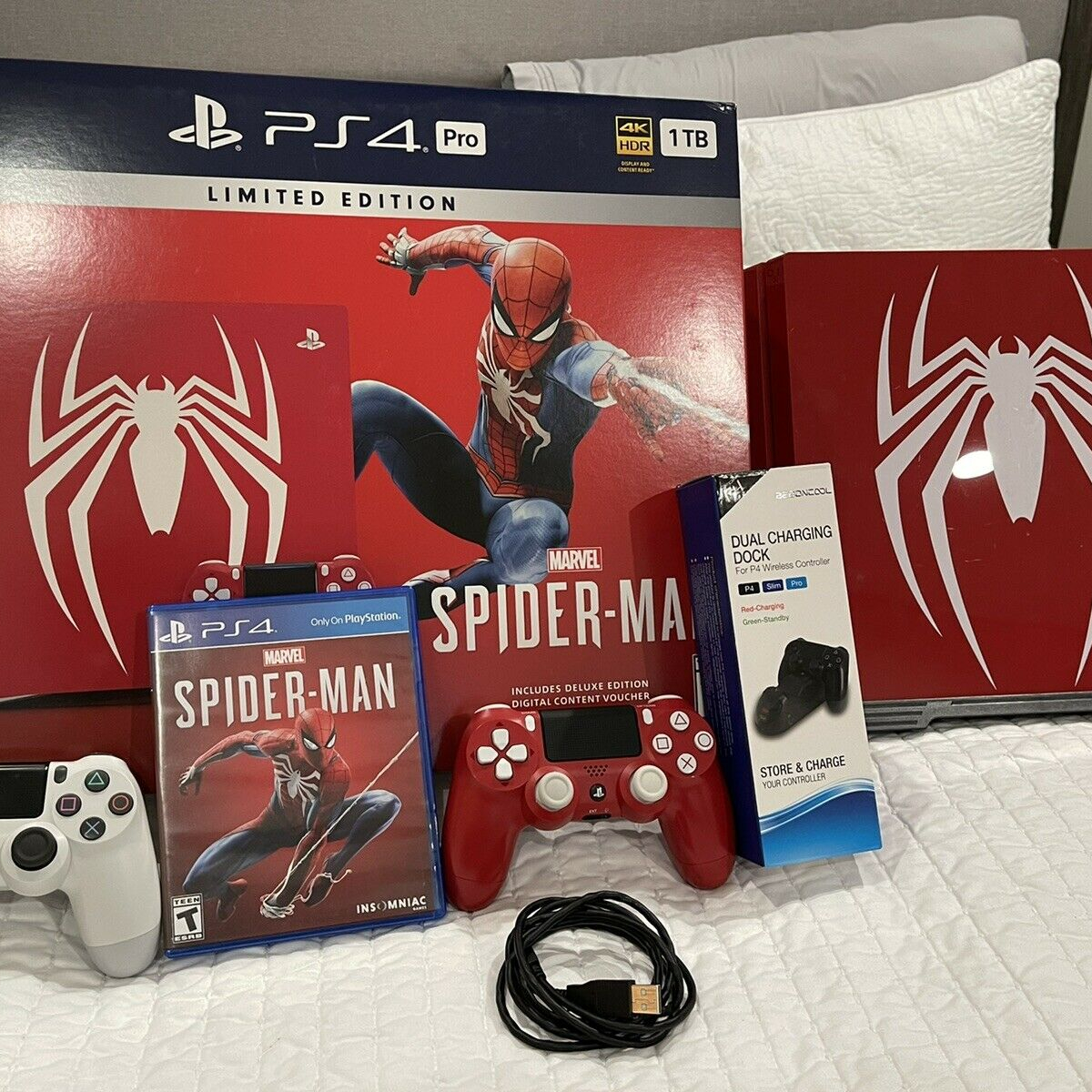 «Человек-паук»; Черный-новый оригинальный-Sony Playstation 4 Pro-PS4 PRO-Новый в оригинальной коробке, купите 5 3 бесплатно