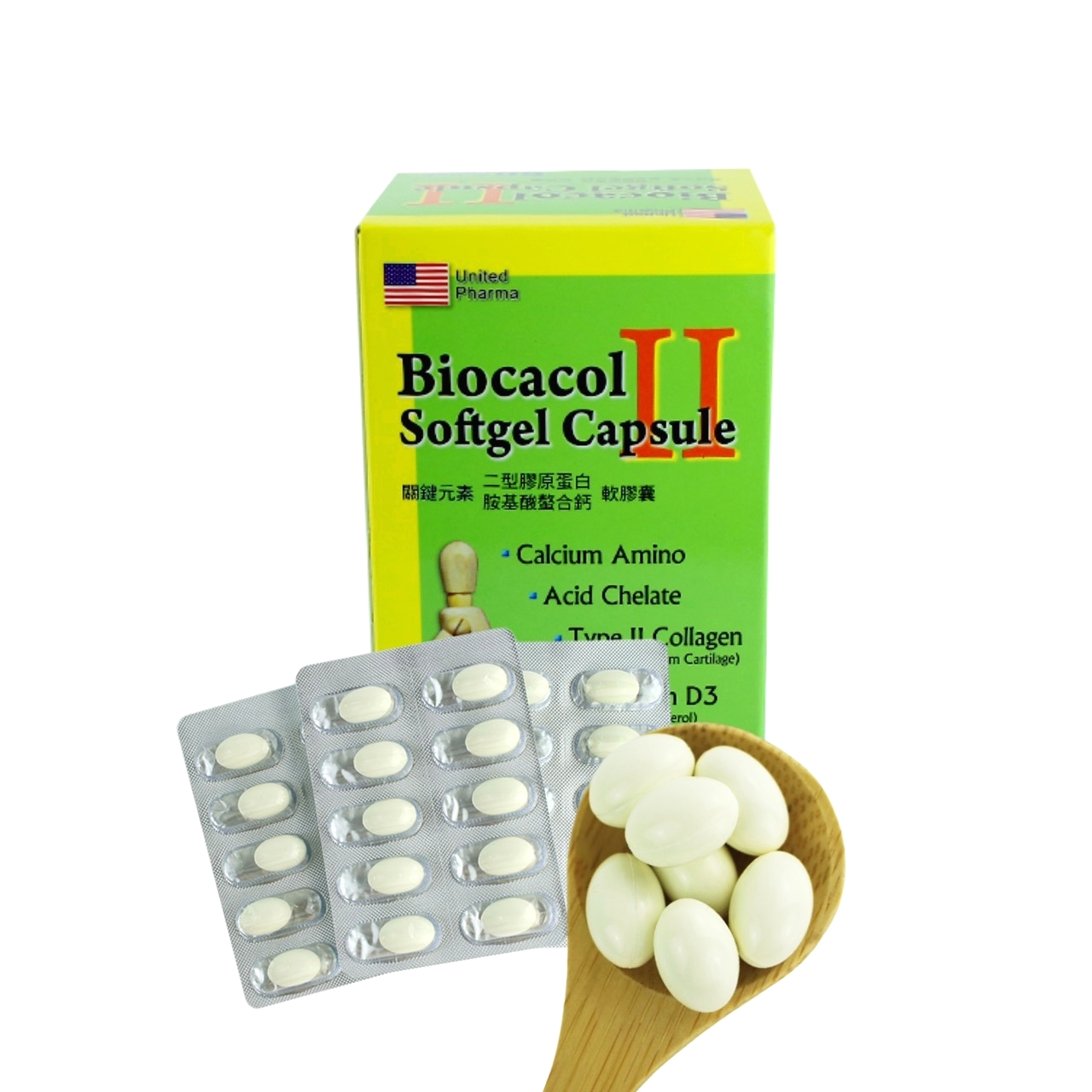 D3 Bone Strength Collagen Calcium Capsules Supplement