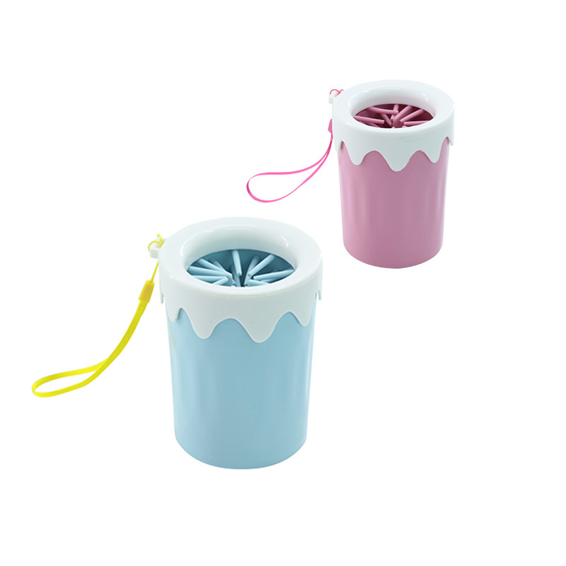 Manufacturer Great Cleaner Wash Washer Brush Self Cleaning Bottle Plastic Pet Dog Feet Foot Paw Coffee Cup