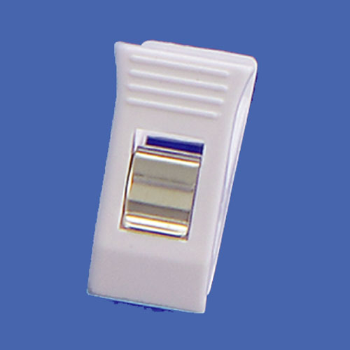 Good quality paper clip Multi function white clip Plastic spring binding clip