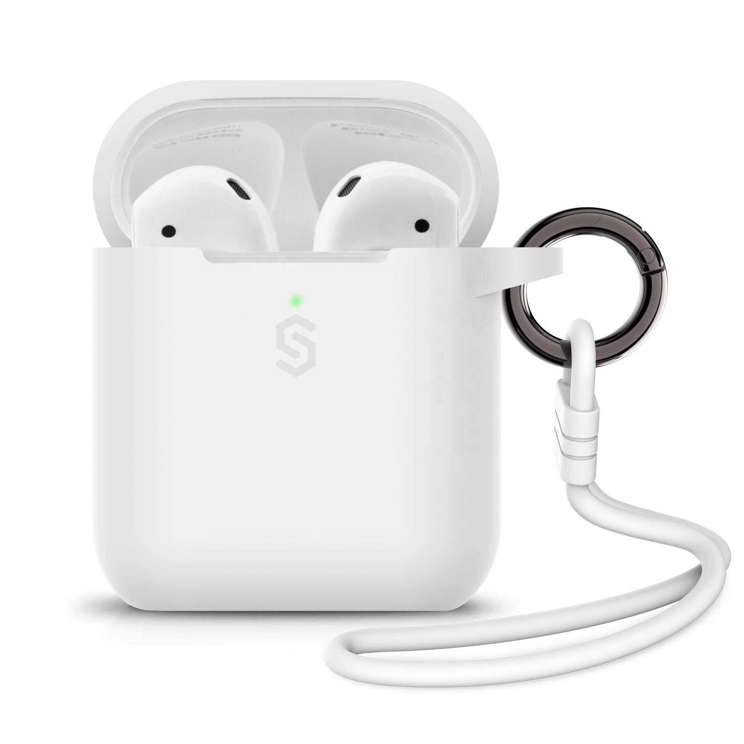 Силиконовый чехол Syncwire для наушников Airpods, белый