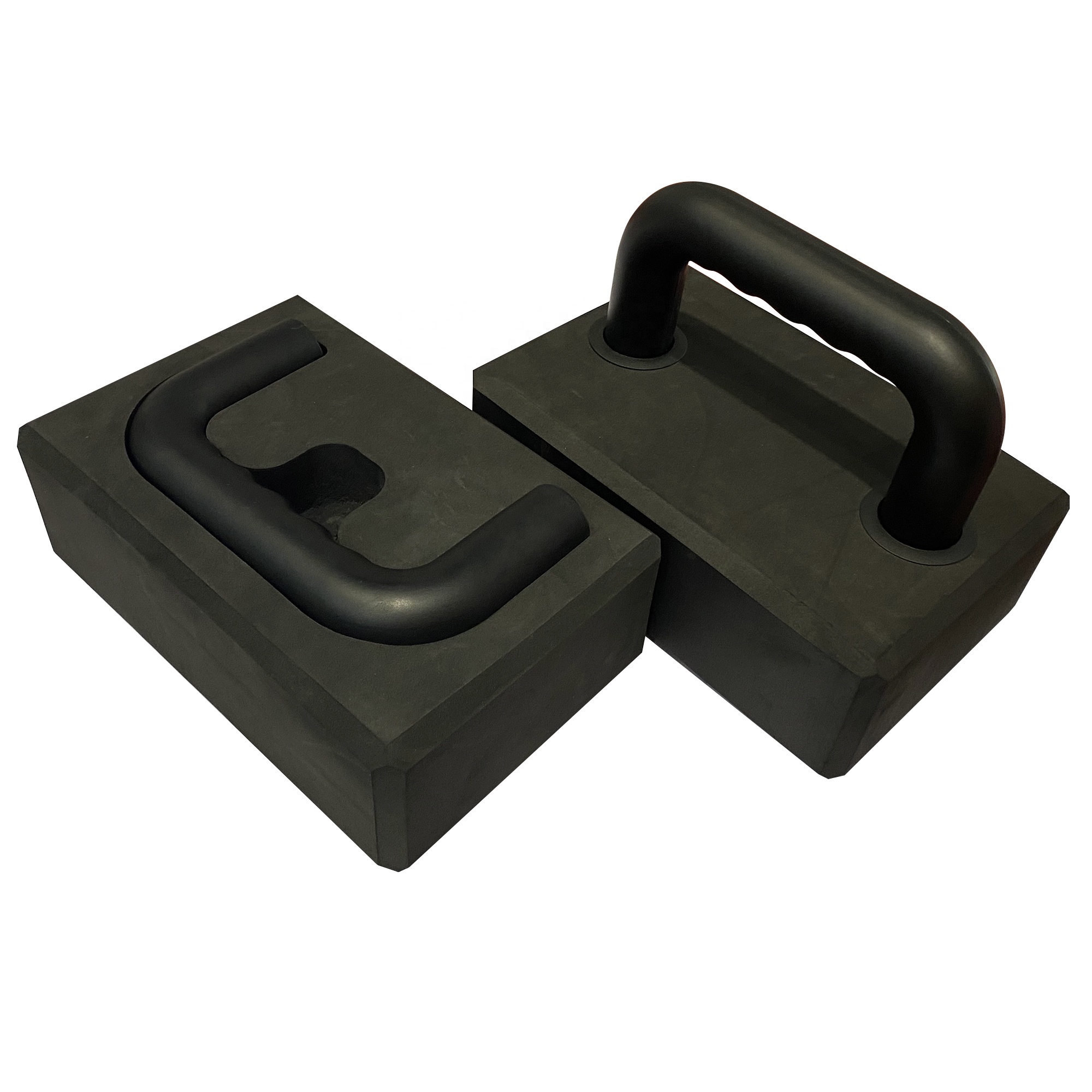 Foam Eco eva pvc materials ABS handle detachable strong push-up stands yoga block with Custom logo
