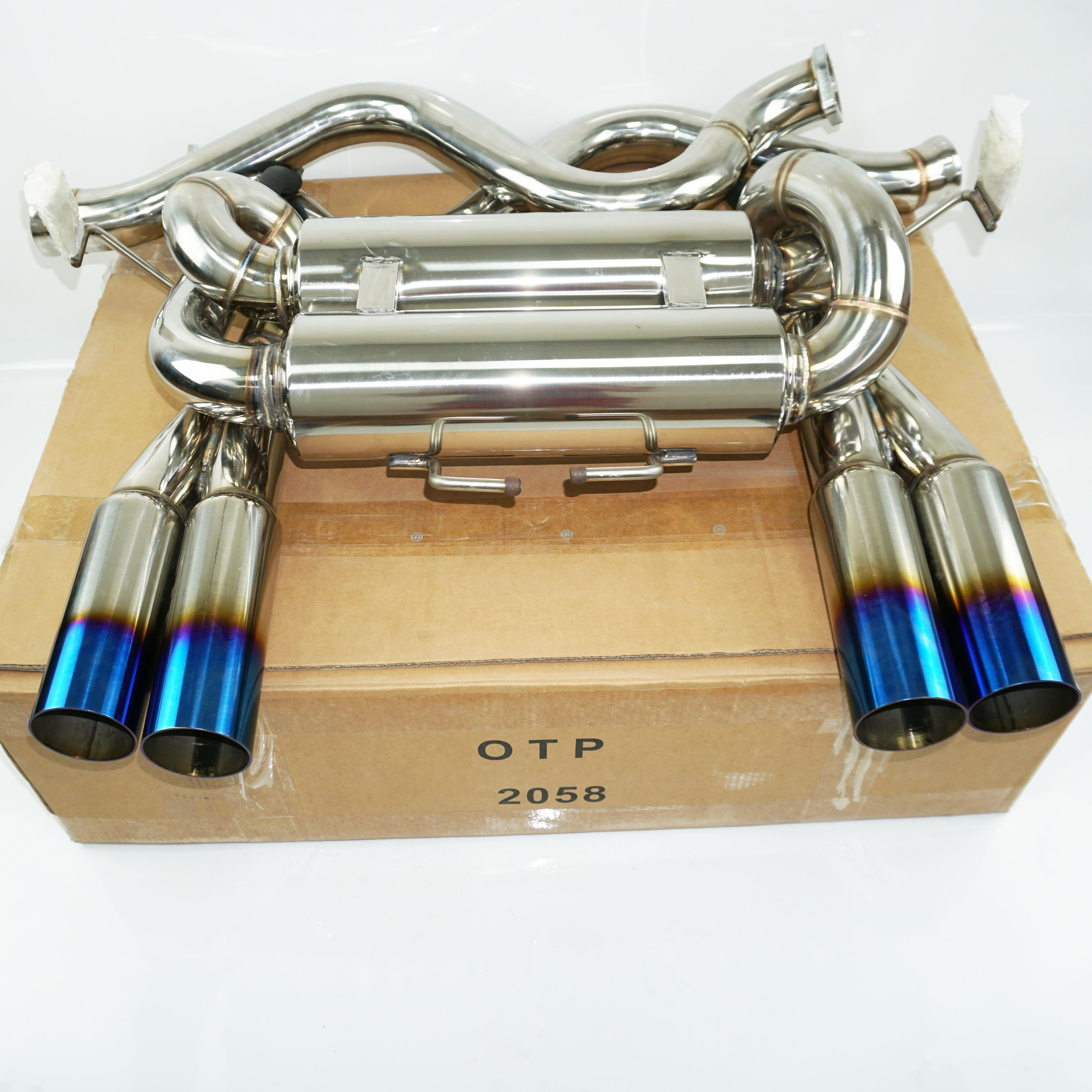 OTP BM E90 E92 E93 4,0 V8 M3 SS304 Catback выхлопная система Quad outlet