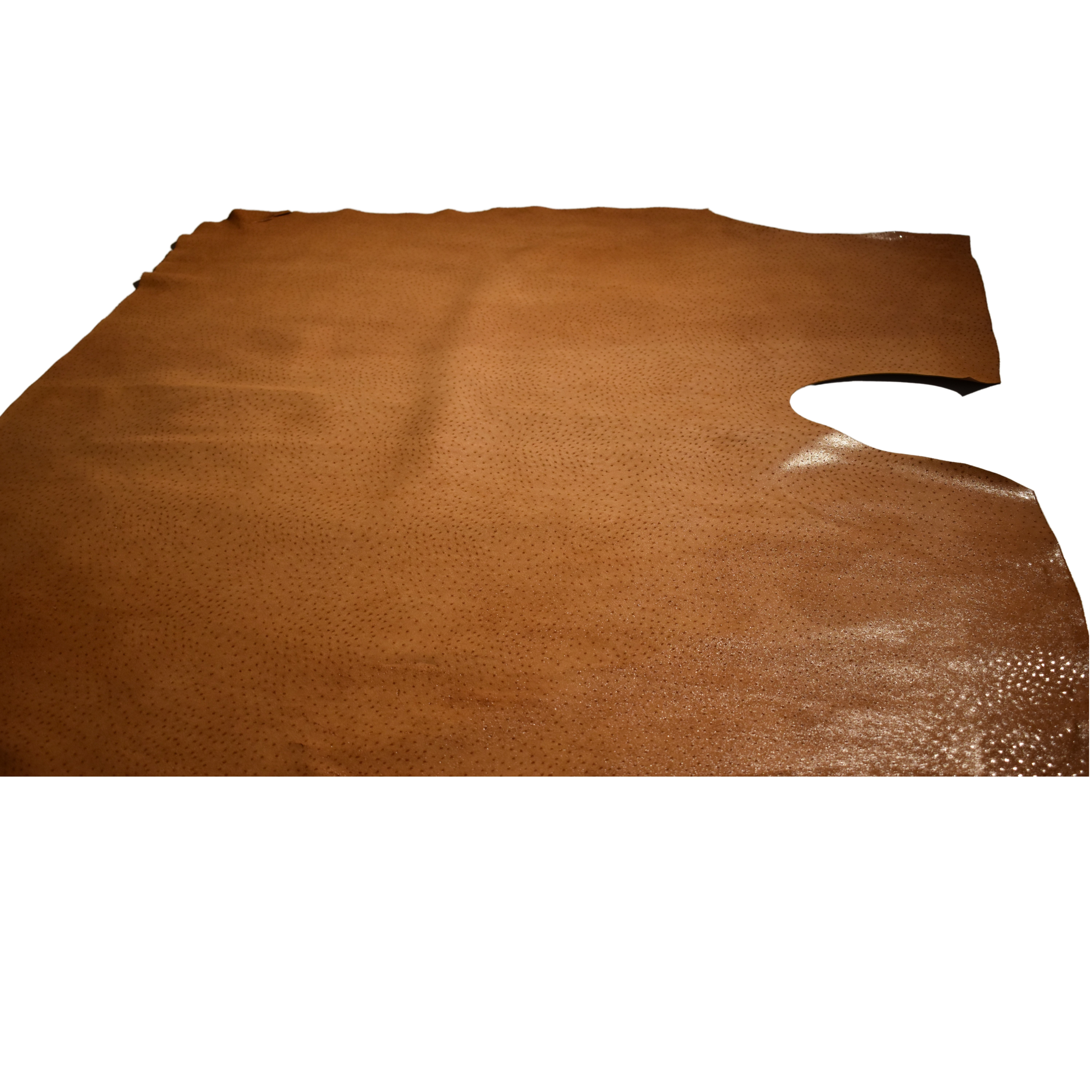 Imitation Ostrich Leather on Italian Cow Split Leather Ideal for Footwear and High Fashion Leather Accessories
