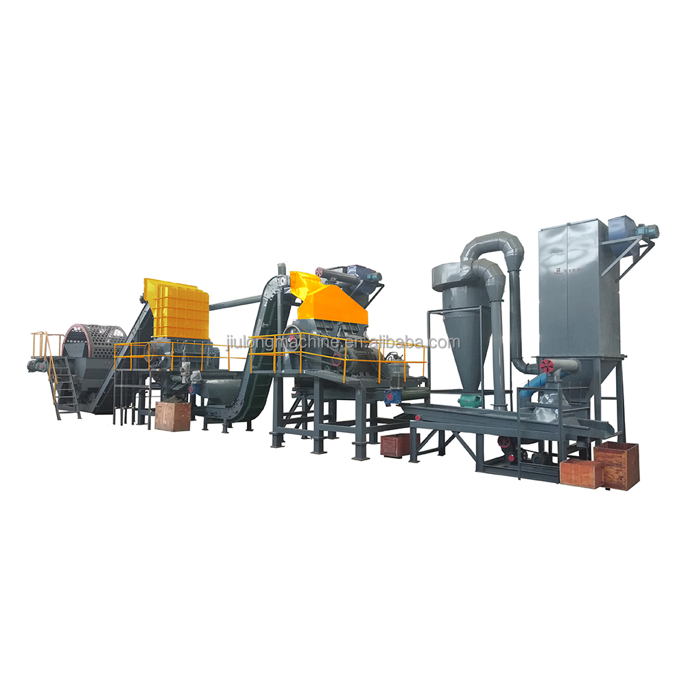 China supplier tire shredders tyre recycling equipment