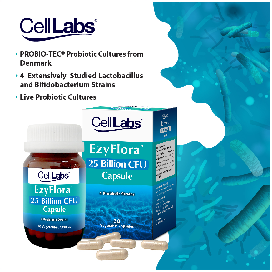Малайзия, оптовая продажа, пробиотик CellLabs EzyFlora