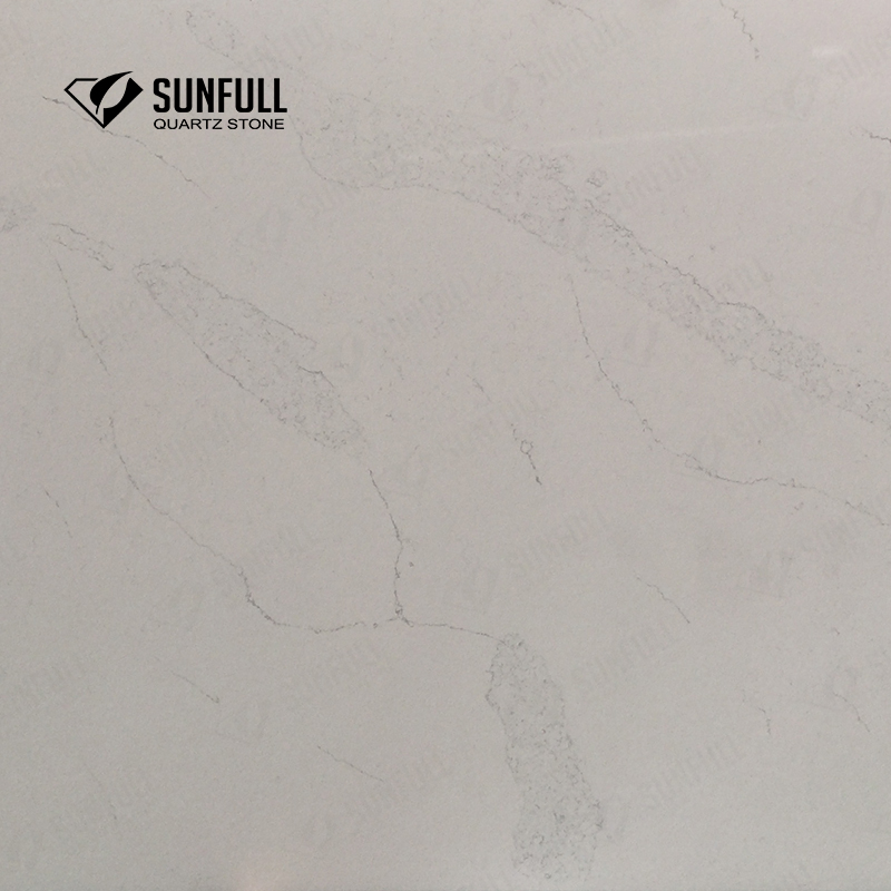 interior wall artificial white quartz stone