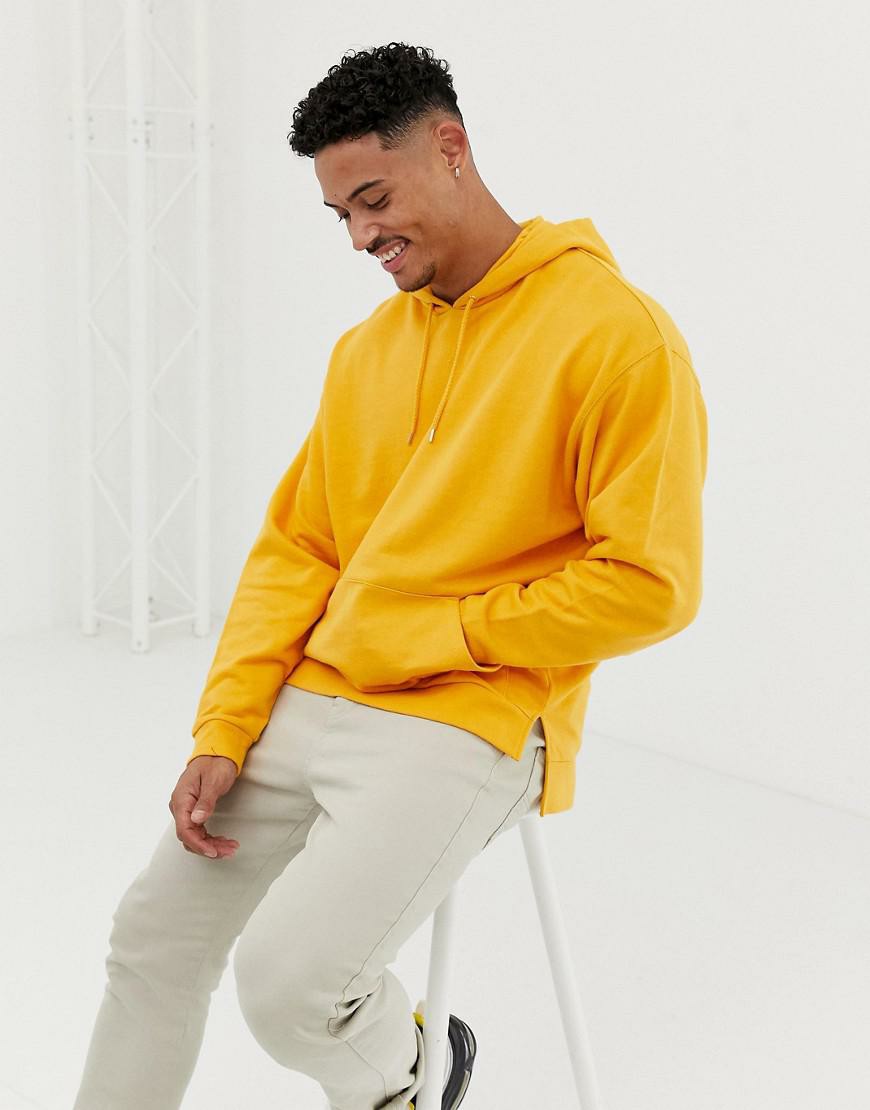 Drop Shoulder Oversized Streetwear Hoodies with Side Splits