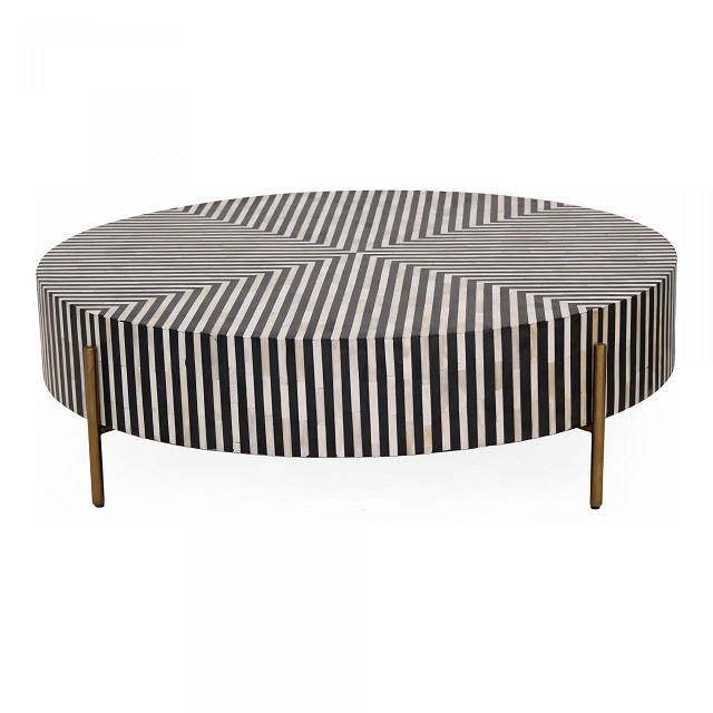 Table Living Table Round Unique Storage Metal Coffee Room table