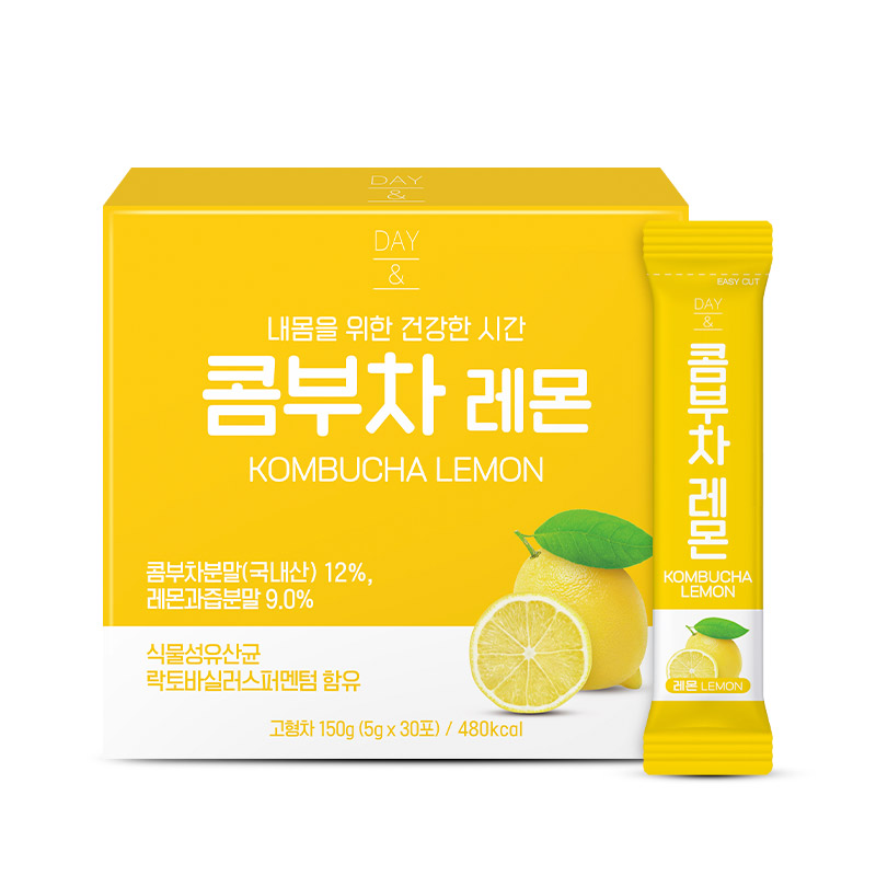 Premium healthy lemon kombucha that ferments with beneficial bacteria for a refreshing feeling.