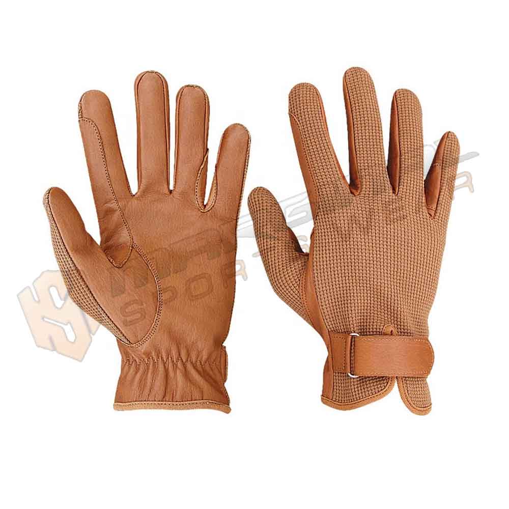 Custom Color New Design Equestrian Gloves | Leather Horse Riding Gloves