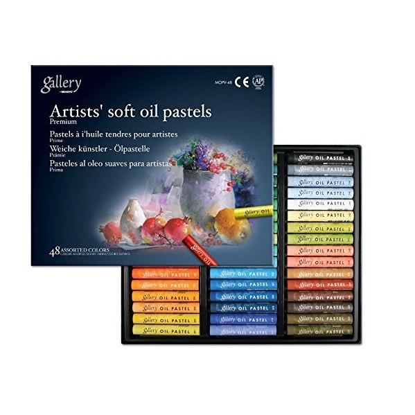 Munyo Artists' Soft Oil Pastels, High Quality Premium Oil Pastel Set for Professional (MOPV) 12~120 Colors