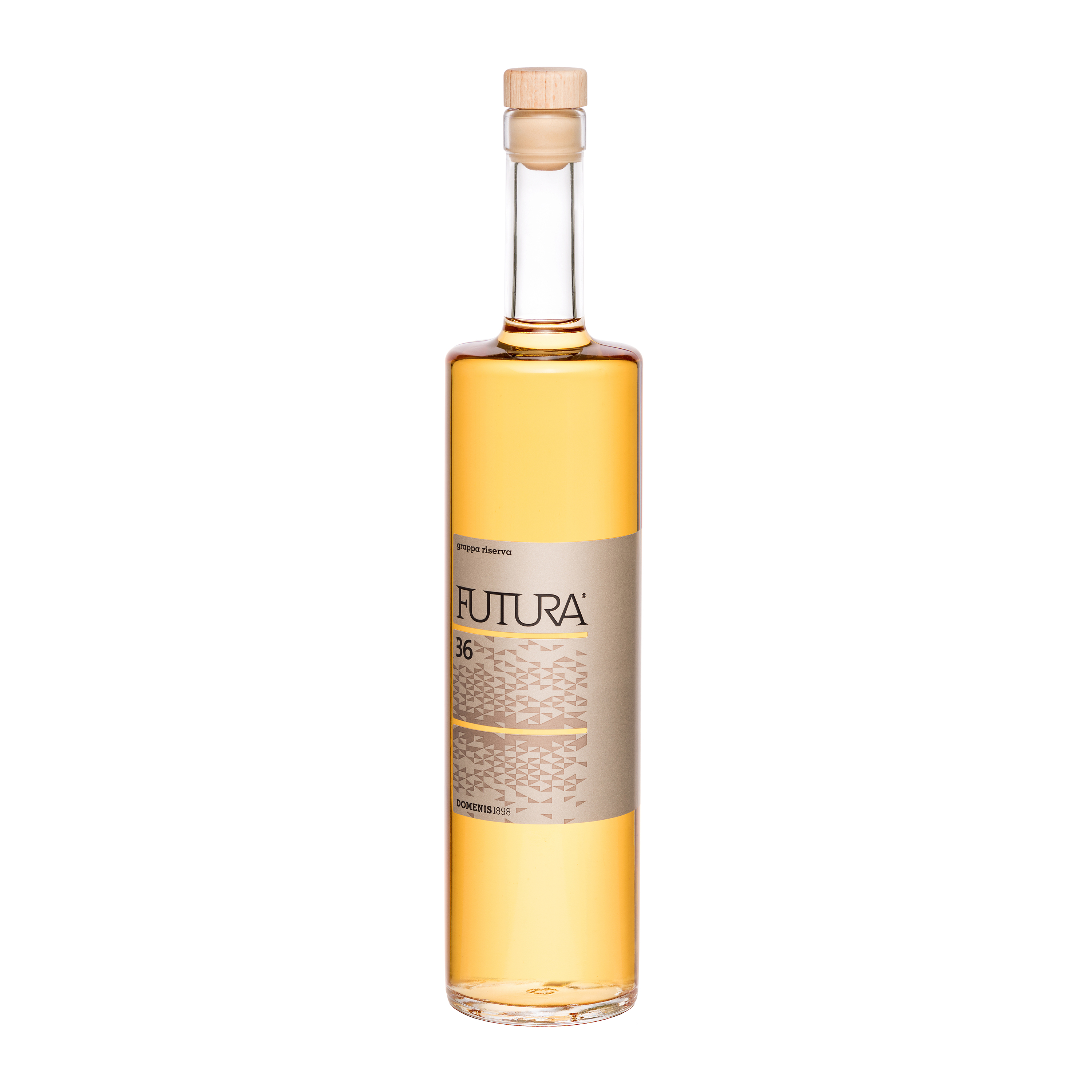 Высокое качество, старинные итальянские резерва Grappa футуристиa36 в стеклянной бутылке 70 cl