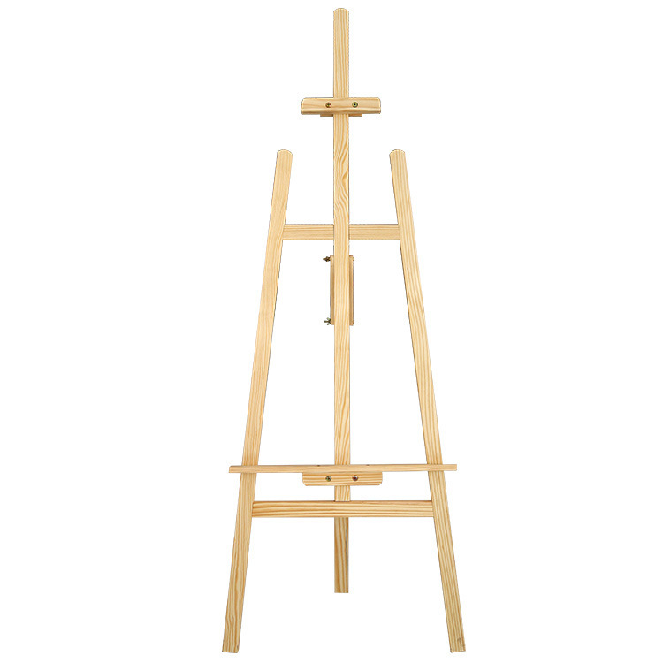 Mikailan 150cm artist wooden easel table / wood desk table desktop easel / table top easel with pine wood material