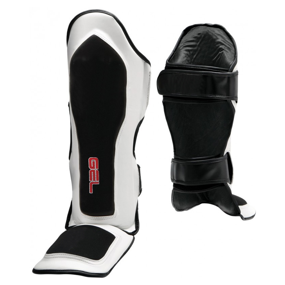 2022 OEM/ODM new MMA Boxing Shin Guards Pu Leather Boxing Shin Guard With Custom Logo Printing Combat Sports Protecting Gear