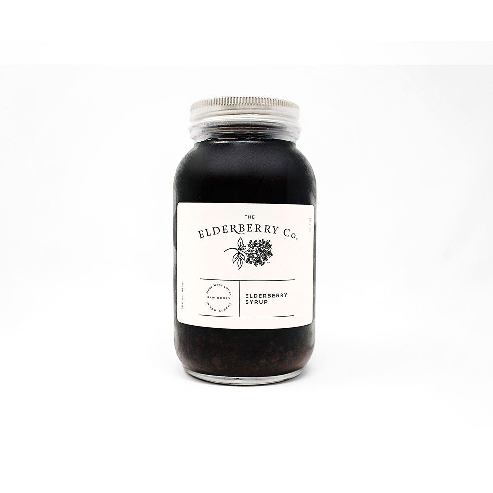 Сироп для черники 32 унции, ягоды Aronia, сырой местный мед, имбирь, цейлонская корица, простая бутылка сиропа