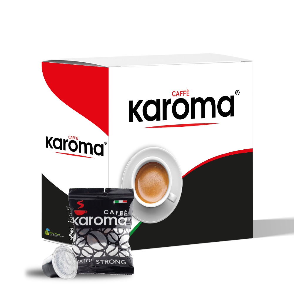 Итальянские кофейные капсулы, совместимые с Nespresso system Extrastrong Blend, 50 шт. в коробке, частная этикетка