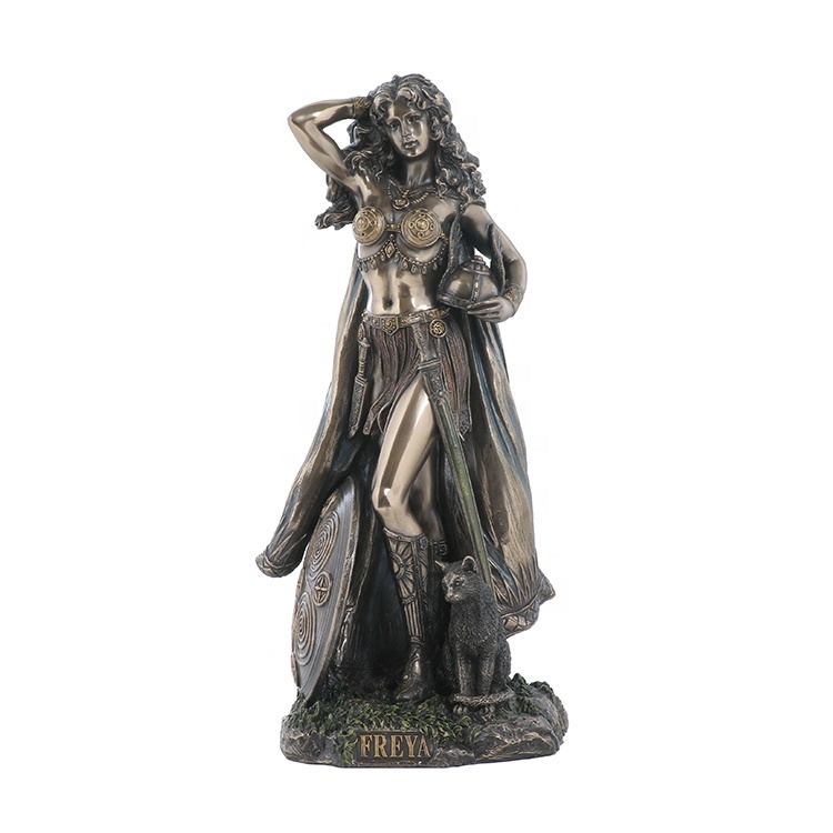 VERONESE DESIGN - NORSE GODS - FREYA - COLD CAST BRONZE - OEM AVAILABLE