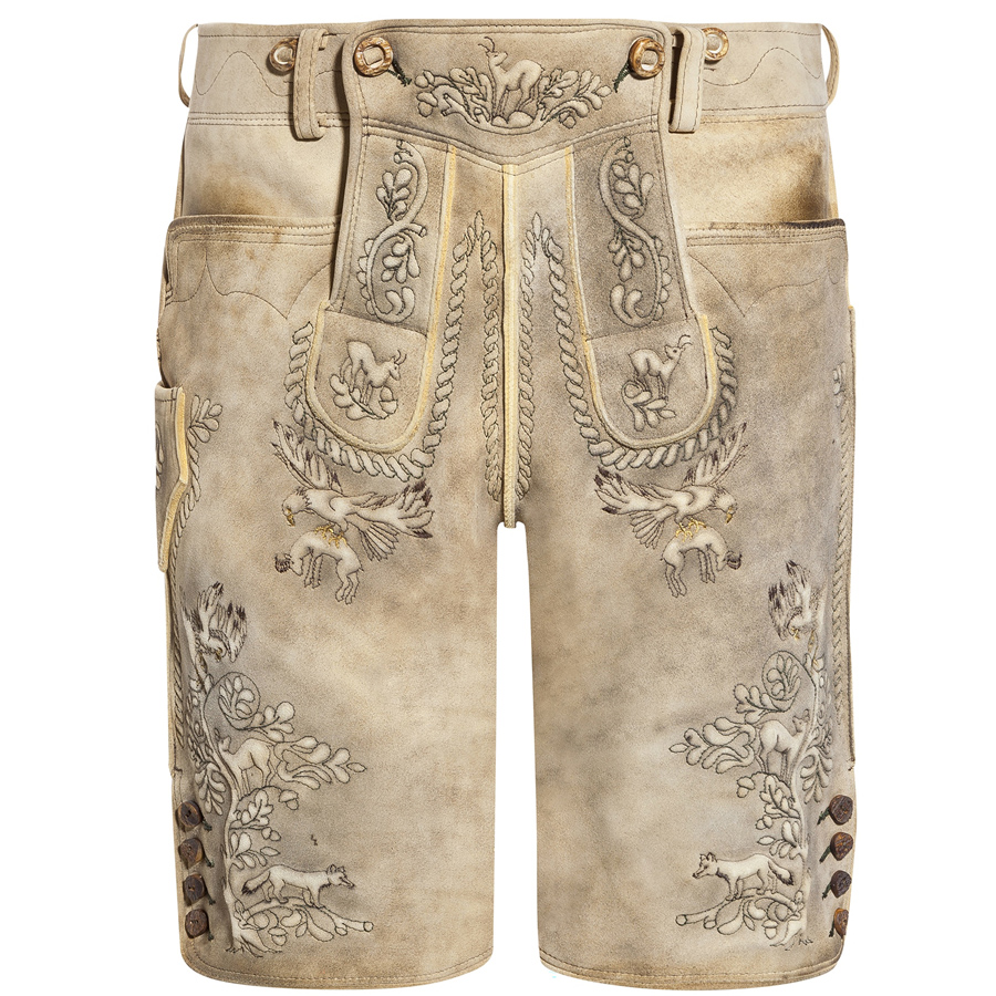 Genuine Leather Trachten Bavarian Oktoberfest Lederhosen