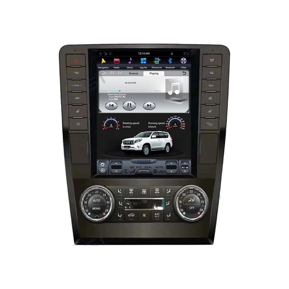 AuCar 9,7 "вертикальный Android 9 для Mercedes для Benz ML W164 W300 ML350 ML450 ML500 GLX164 G320 GL350 GL450 GL500 GPS навигация радио
