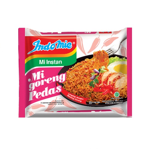 Indomie Mi Goreng лапша быстрого приготовления пряный