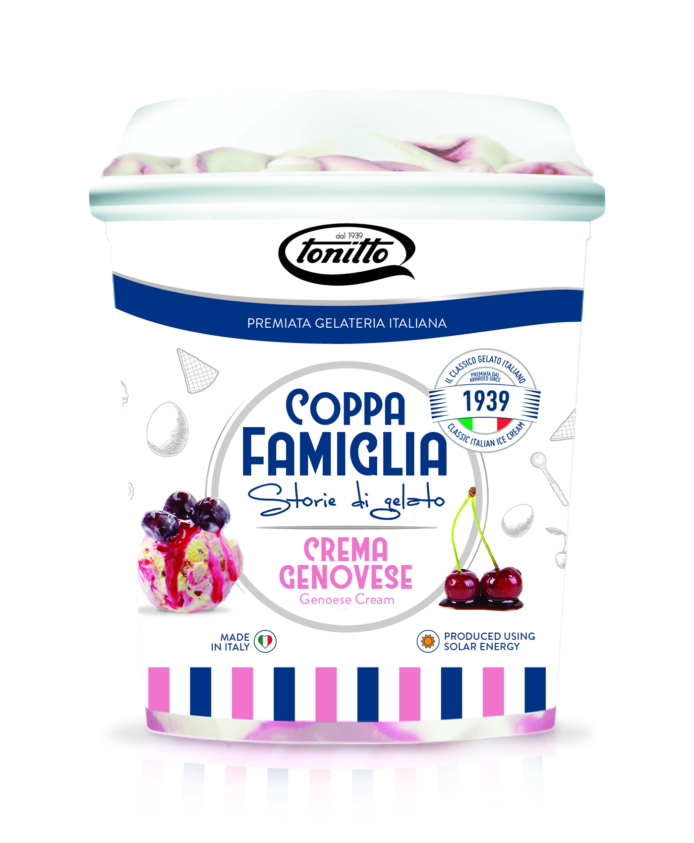 Мороженое Coppa Family Paciugo Портофино, Сделано в Италии