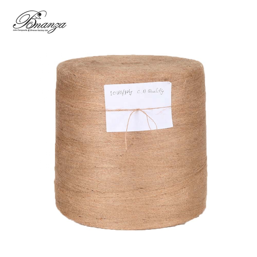 10Lbs 1ply Eco-Friendly Jute Yarn 100% Recycled Jute for Knitting Weaving Sewing & Hand Knitting Raw Pattern CB Quality